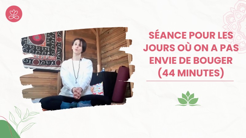 Séance pour les jours où on a pas envie de bouger (44 minutes)